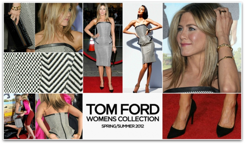 Post image for Jennifer Aniston wears TOM FORD Spring Summer 2012 to 